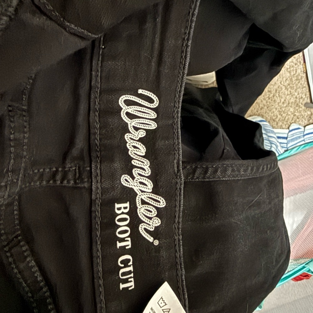 Wrangler Classic Black Boot Cut Denim